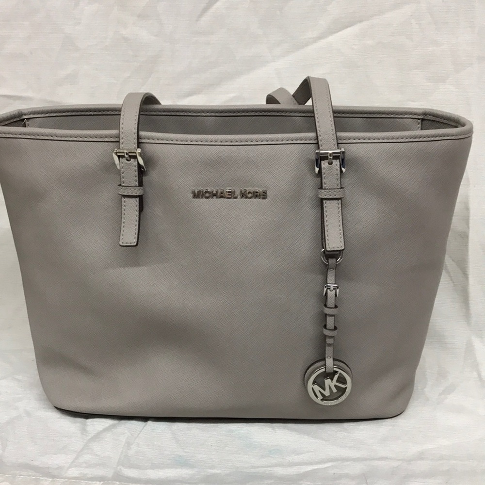 Michael Kors Jet Set Gray Tote